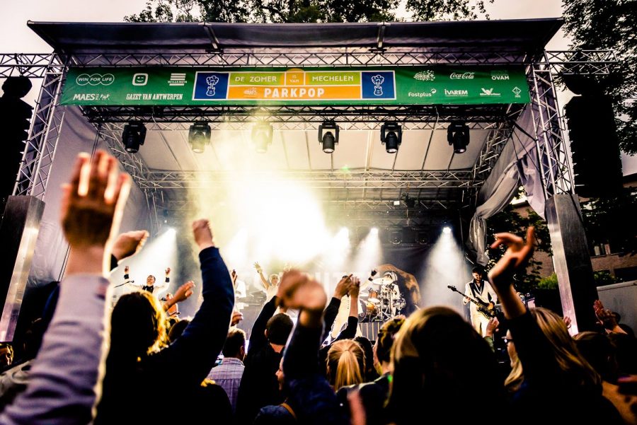 Les Truttes op Parkpop (foto: AIKON Producties voor mmMechelen Feest vzw en Stad Mechelen)