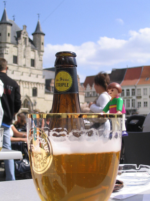 Gouden Carolus Tripel op de Grote Markt in Mechelen(Peter Meuris/Flickr)